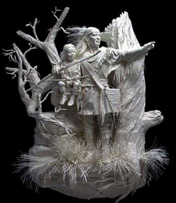 Бумажные скульптуры от Allen и Patty Eckman