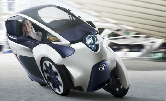 Toyota i-Road - ідеальний електрокар для мегаполісів