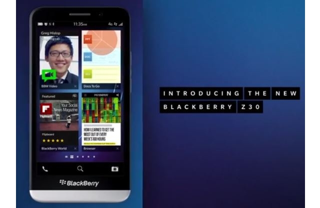 BlackBerry анонсували новий флагман – Z30