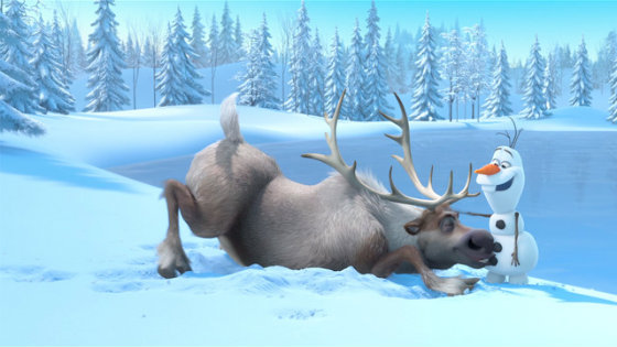 Трейлер мультфільму «Холодне серце» : зима, принцеси і олень