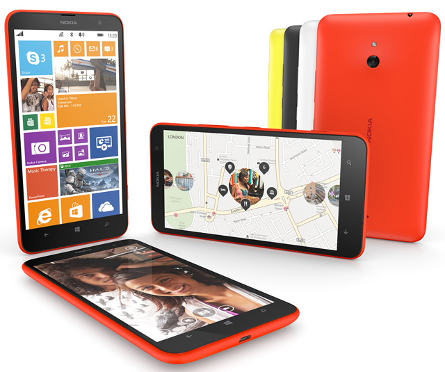 Nokia Lumia 1320: 6-дюймовий екран, 2-ядерний процесор і 5-мегапіксельна камера