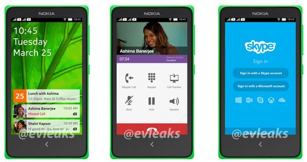Можливий інтерфейс Nokia на Android