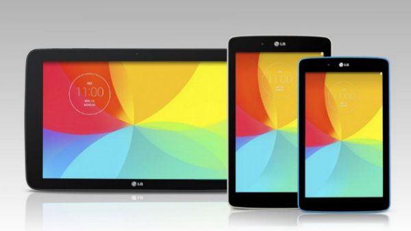 LG анонсувала три нових планшета G Pad