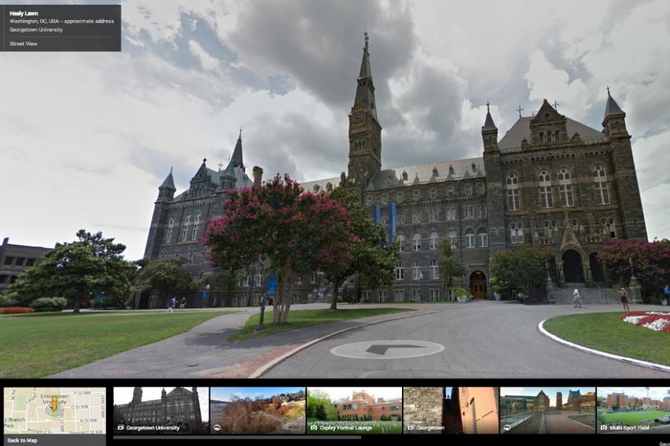 Зробіть прогулянку по відомих університетах з Google View